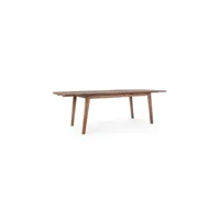 table d'extérieur extensible en bois varsavia 180 - 240x90x h76 cm