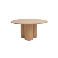 table basse design bois clair l78 cm hollen
