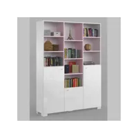 bibliothèque girly 150cm blanc azura-7421