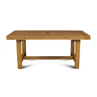 table de ferme campagnarde bois chêne massif l180 - la bresse