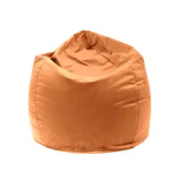 jumbo bag - pouf poire - terracotta  14200v-78 - william velvet