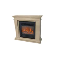 xaralyn kretamini lucius 1400w cheminee electrique avec effet de flamme et bois decoratif blanc rubyfires-kretamini-lucius