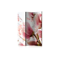 paravent 3 volets - pink magnolia [room dividers] a1-paraventtc0884
