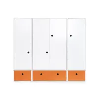 armoire 4 p colorflex pure orange