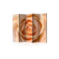 paravent 5 volets - peach-colored rose ii [room dividers] a1-paraventtc2073