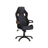 finebuy chaise de bureau design tissu fauteuil bureau ergonomique gamer  chaise pivotante gaming confortable avec accoudoir  siege pc racing 120 kg