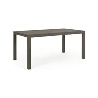 table d'extérieur extensible en aluminium caffè hilde yk14 160 - 240x90x h75 cm