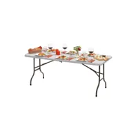 table multi-usages pliante - 1830 mm - bartscher -  - caoutchouc 1830x740mm