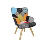 fauteuil helsinki patchwork enfant home deco factory hd6900