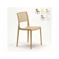 chaise de cuisine salle à manger bar et jardin en polypropylène empilable et légère cross ahd amazing home design