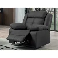 fauteuil de relaxation électrique nubuck gris pinya