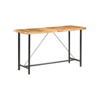 table de bar table haute  table de cuisine 180x70x107 cm bois d'acacia solide meuble pro frco99132