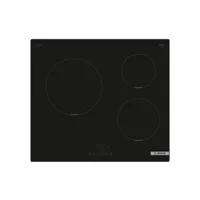 bosch - table de cuisson à induction 60cm 3 feux noir  puc611bb5e - série 4