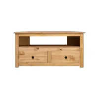 armoire hifi - meuble tv d'angle 93x49x49 cm pin solide assortiment panama moderne 29214 best00007599354-vd-confoma-tv-m05-99