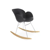 rocking chair "knebel" kokoon - noir