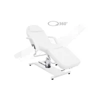 table de massage blanc 180x62x(87-112) cm -asaf56466 meuble pro