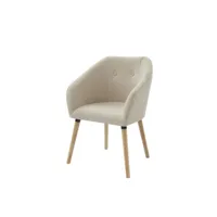fauteuil viggo tissu beige