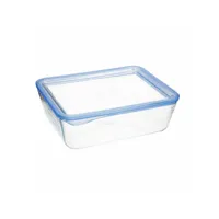 boîte à lunch pyrex pure glass verre transparent (0,8 l)
