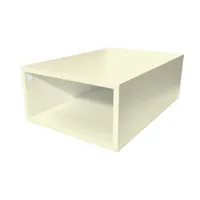 cube de rangement bois 75x50 cm  ivoire cube75-iv