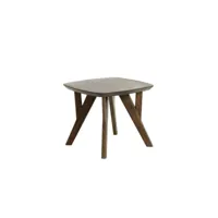light & living table d'appoint quenza - brun - 44x44x36cm 6775984