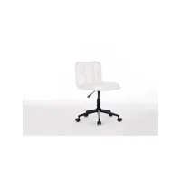 chaise de bureau enfant design en pu blanc royal ii eyfu876-wh