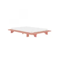 sommier futon japan bed rose couchage 160 cm 20101008570