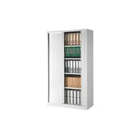 armoires à rideaux eco-conçue classiques blanc h 198 x l100