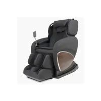 fauteuil massant 3d noir mat