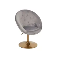 finebuy chaise chaise pivotante design en velours  fauteuil club chaise rembourrée avec dossier  fauteuil pivotant fauteuil de cocktail lounge  fauteuil avec revêtement en tissu