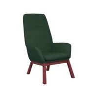 fauteuil salon - fauteuil de relaxation vert foncé tissu 70x77x94 cm - design rétro best00001158492-vd-confoma-fauteuil-m05-01