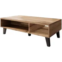 table basse elsie- 110 x 35 x 60 cm - marron