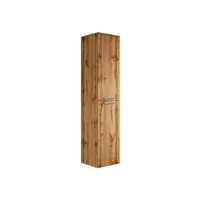armoire de rangement de venus hauteur 160cm chene - meuble de rangement haut placard armoire colonne