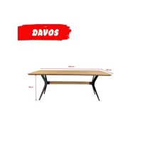 table à manger davos 200x100cm - 10 personnes
