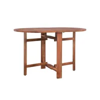 table de jardin 120 x 70 x 74 cm bois d'acacia massif