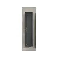colonne de salle de bain moderne réversible caspio avec 1 porte anthracite mat