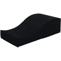 fauteuil relaxant rabattable préformé noir 241030