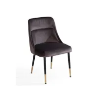 finebuy chaise de salle à manger velours métal design moderne  chaise cuisine avec dossier  chaise rembourrée capacité de charge maximale 100 kg