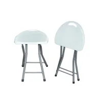 set 10 tabouret easy stool 10x - resol -  - acier, polyéthylène 280x320xmm