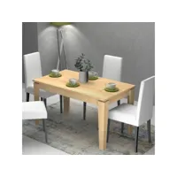 table à rallonge chêne megaron 120 - 160x80 cm