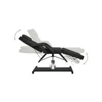 vidaxl table de massage noir 180x62x(87-112) cm 110265