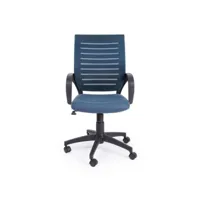 boboxs chaise de bureau remy bleu foncé