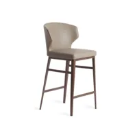 chaise haute similicuir et acier akaiky - lot de 2-couleur aqua 28 mauve