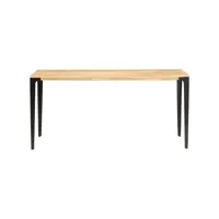 table de salle à manger 160x80x76 cm bois de manguier solide