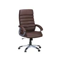 finebuy design chaise de bureau fauteuil de direction pivotant avec accoudoirs  chaise tournante avec appui-tête  cuir synthétique - réglable en hauteur - dossier ergonomique - capacité de charge 120 kg