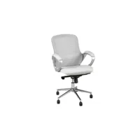 chaise de bureau grise - tweet - l 67 x l 45 x h 102 cm - neuf