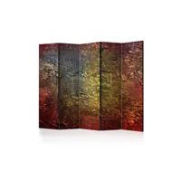 paravent 5 volets - red gold ii [room dividers] a1-paraventtc0076