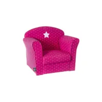 fauteuil rose pour enfant