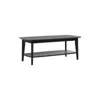 table basse sadi 120 cm en bois noir