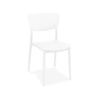 chaise de cuisine 'oma' en matière plastique blanche chaise de cuisine 'oma' en matière plastique blanche