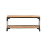 table de salon 90x30x40 cm bois solide d'acacia